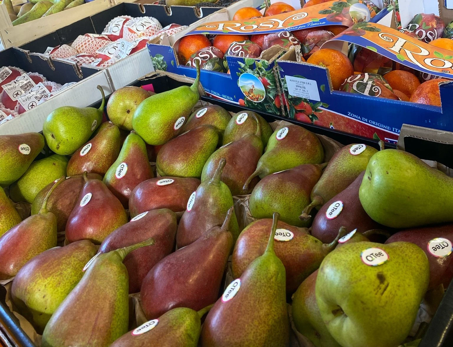 Assortiment de fruits et légumes frais